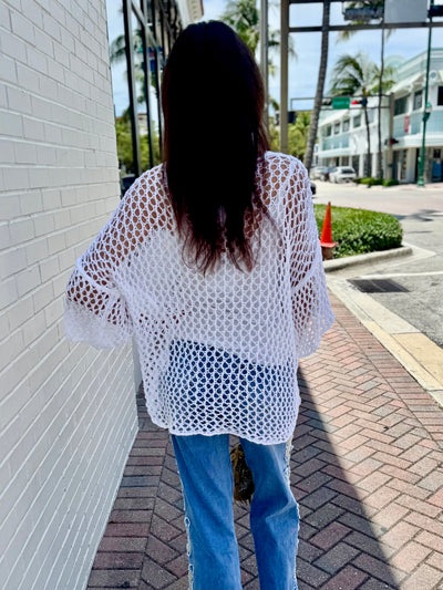 Glitter Star Crochet Top