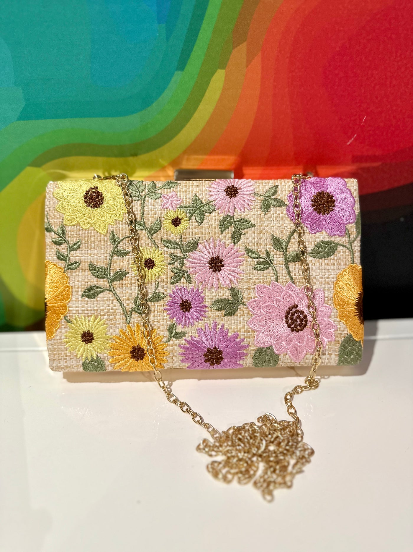 Blooming Box Clutch