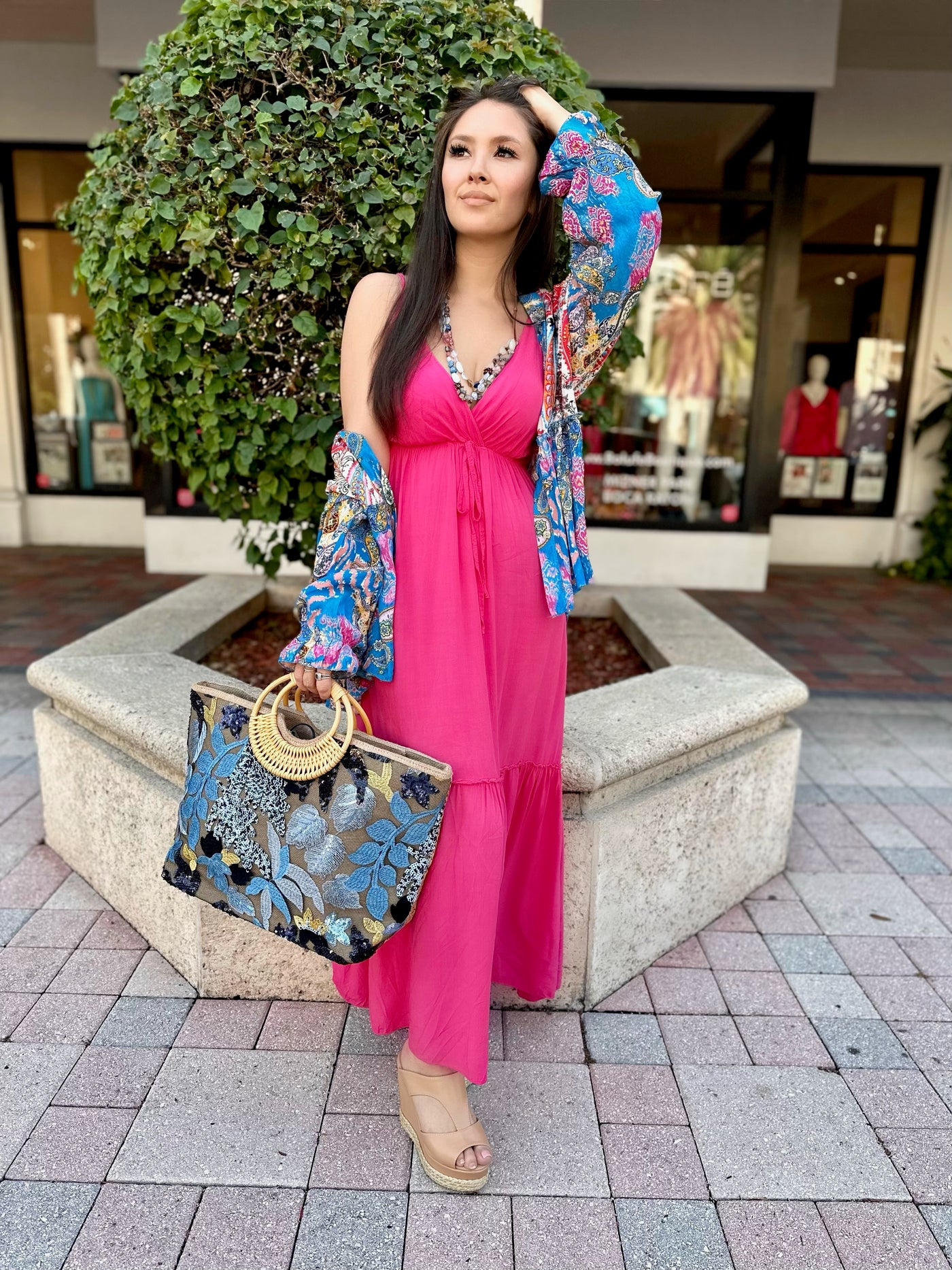 farrah maxi dress FARRAH MAXI DRESS SOFT MUSE PINK / XXS