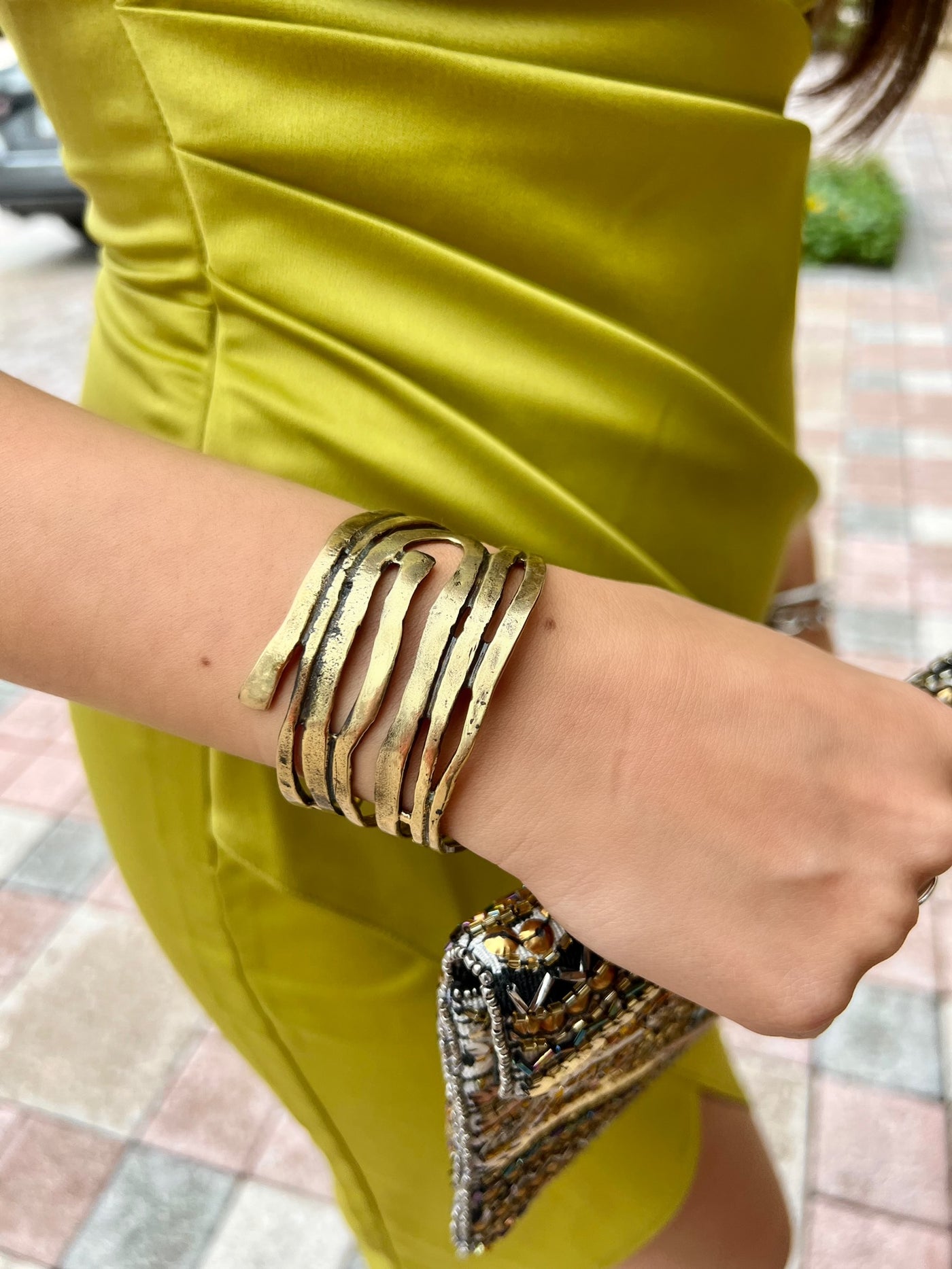 Alexia Brass Bracelet