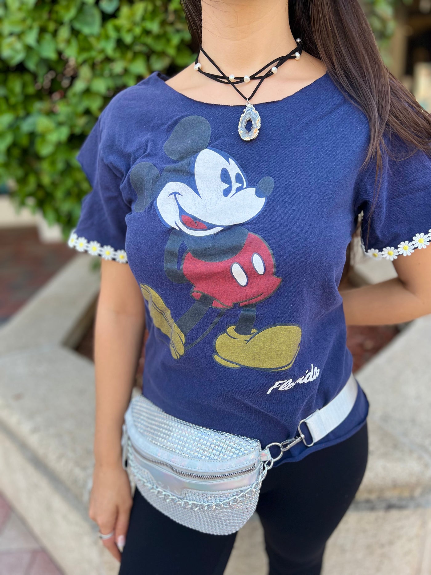Blue Mickey Mouse Vintage T-Shirt