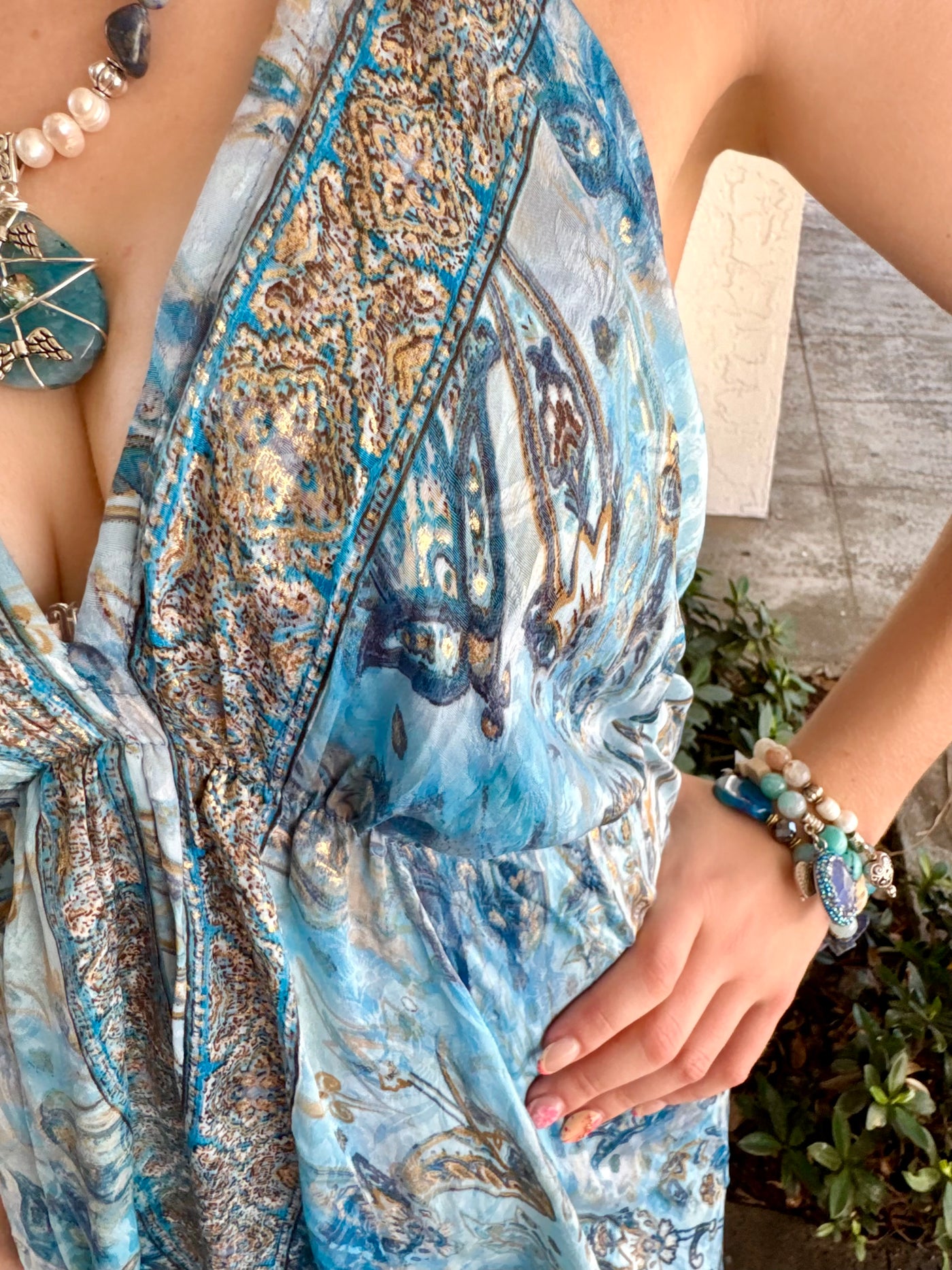 Into the Sea Mini Dress