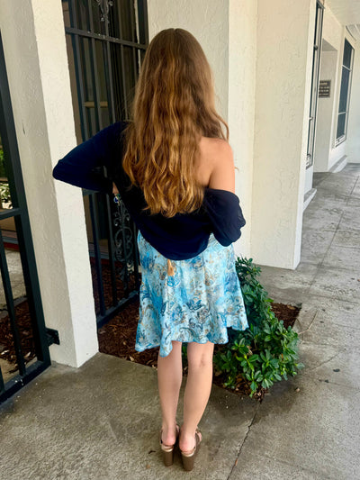 Into the Sea Mini Dress