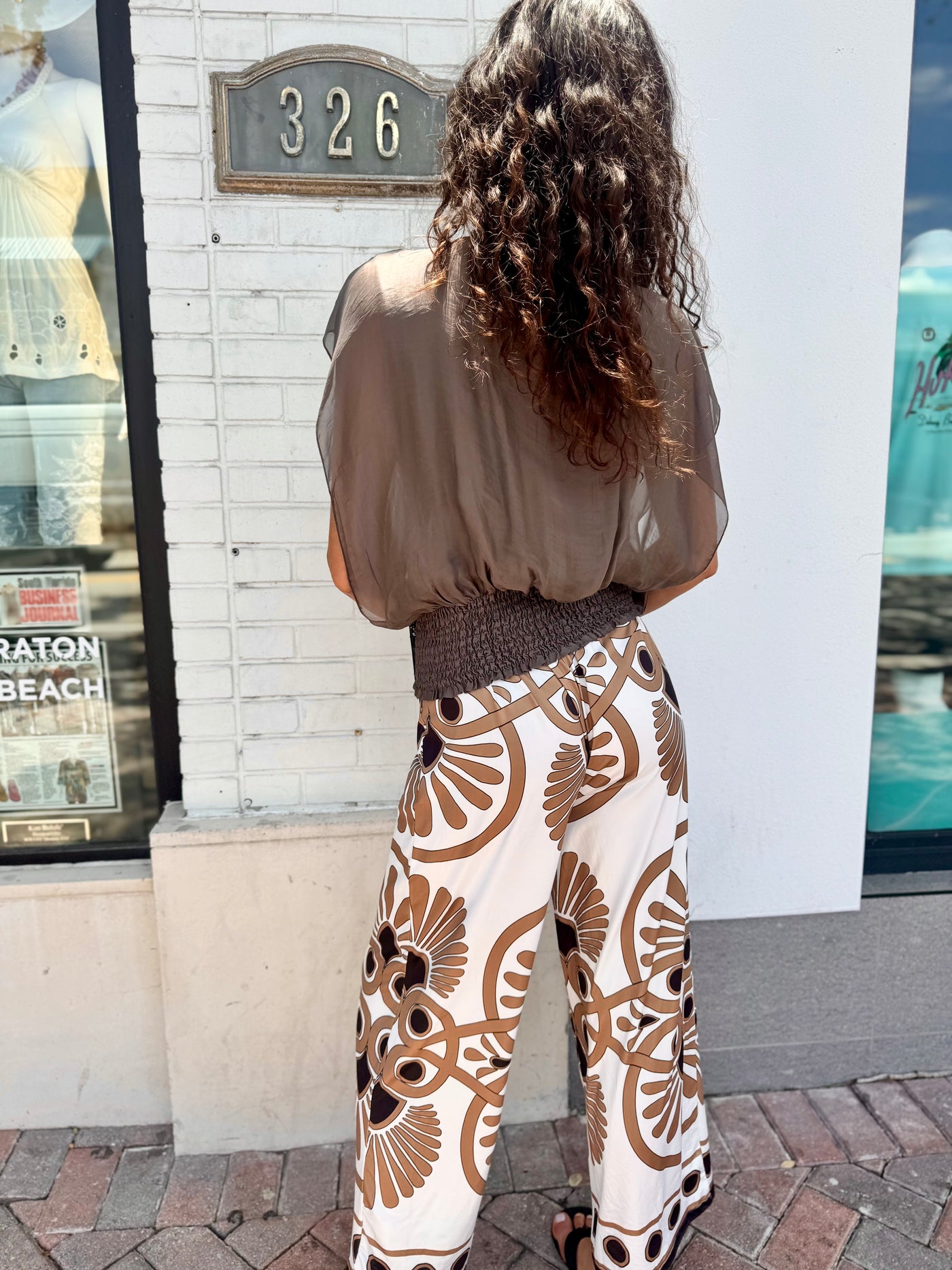 Key Lime Wide Leg Pants