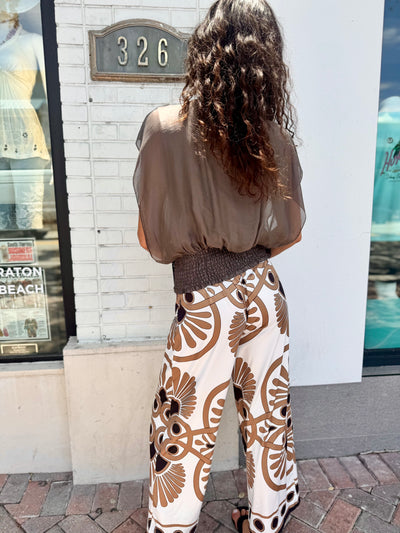 Key Lime Wide Leg Pants