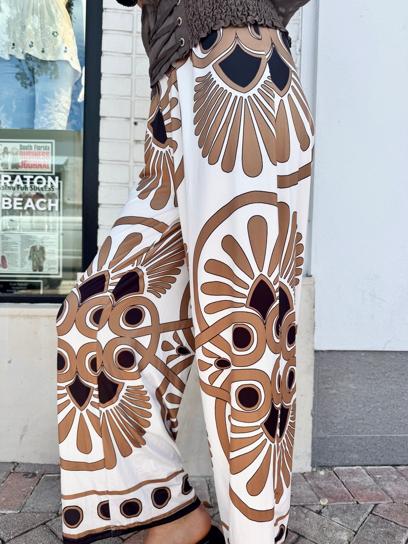 Key Lime Wide Leg Pants