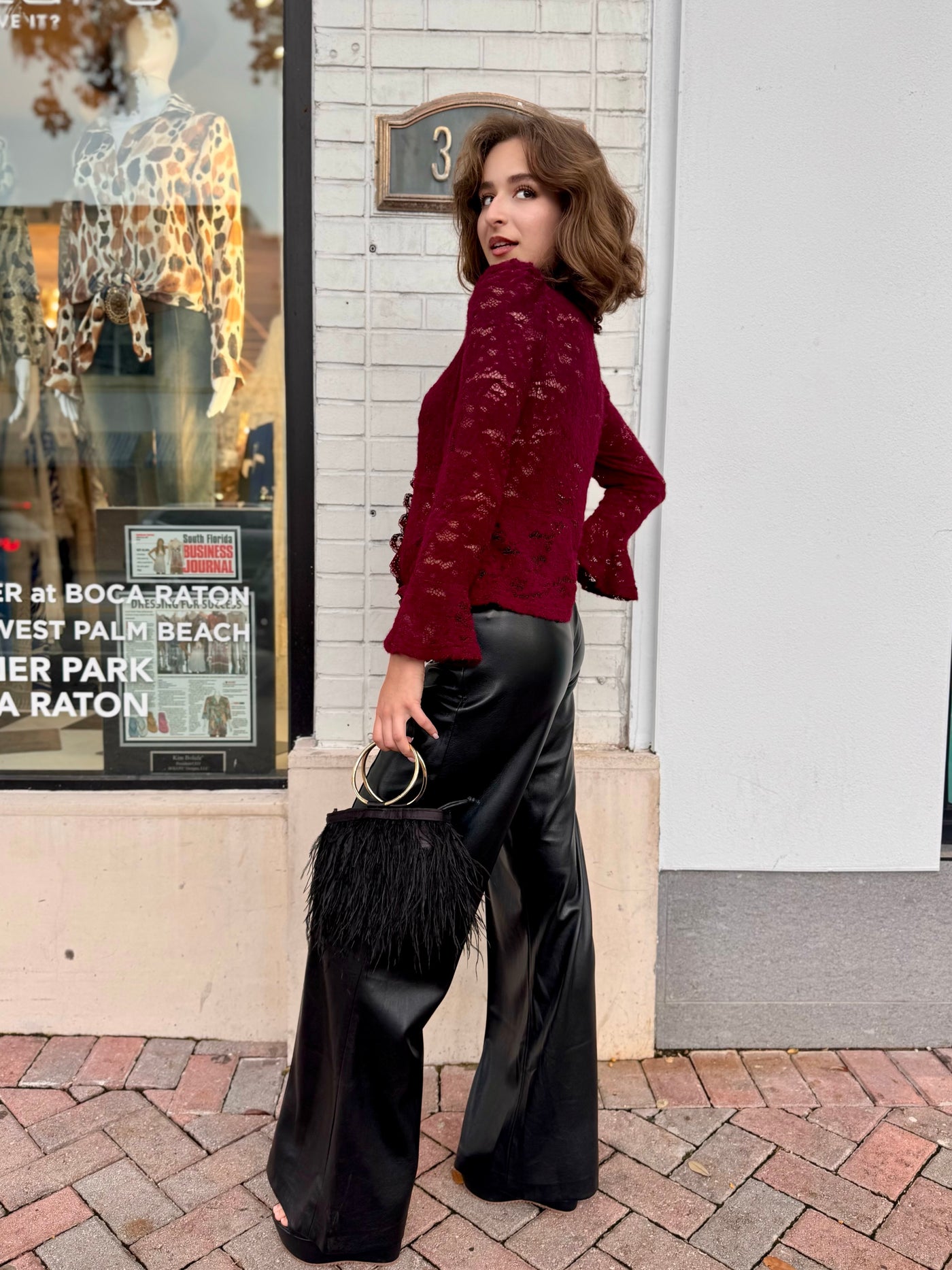 Luxe Flare Faux Leather Pants