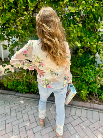 Lyla Lace Cropped Jeans