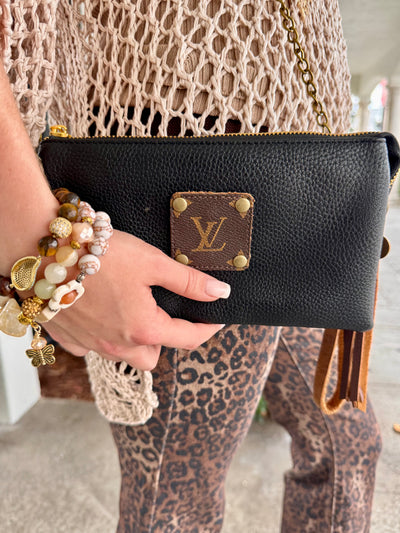 Midnight Upcycled Crossbody Purse