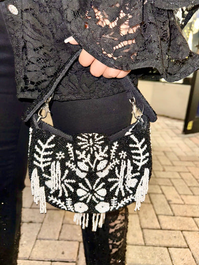 Noir Nights Mini Satchel Bag