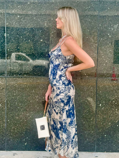 Palm Beach Toile Slip Cami and Skirt Set