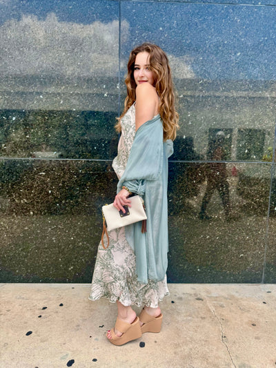 Palm Beach Toile Slip Cami and Skirt Set