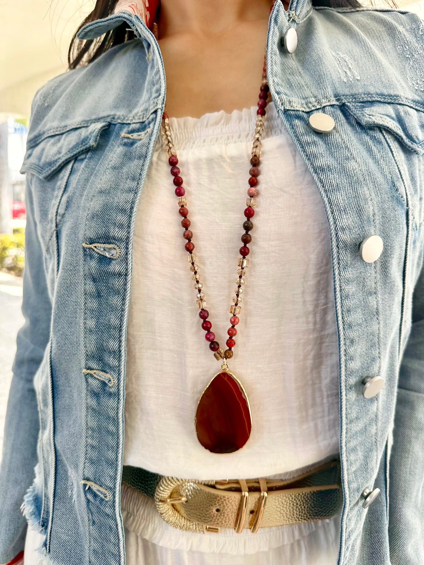 Pinot Noir Pendant Necklace