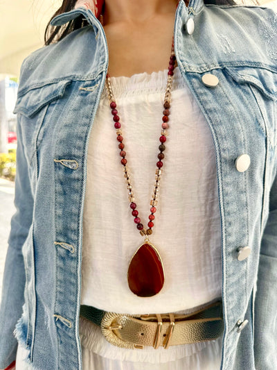 Pinot Noir Pendant Necklace