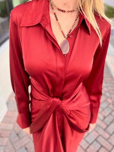 Pinot Noir Pendant Necklace