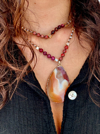 Pinot Noir Pendant Necklace