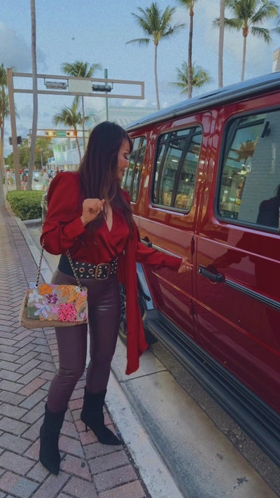 Celeste Drape Scarf Top