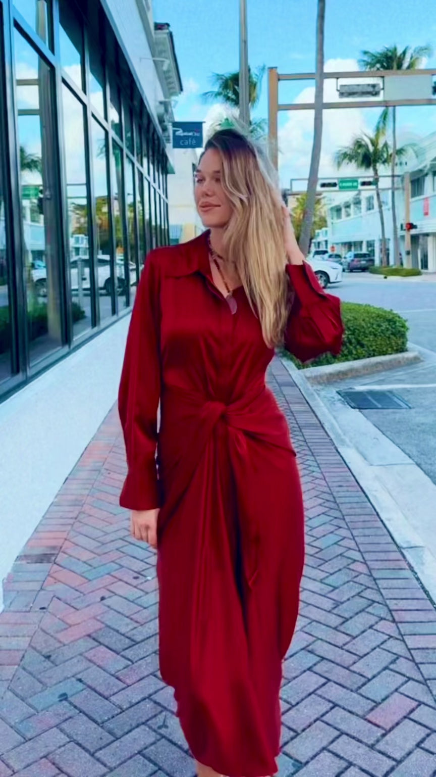 Celeste Wrap Maxi Dress