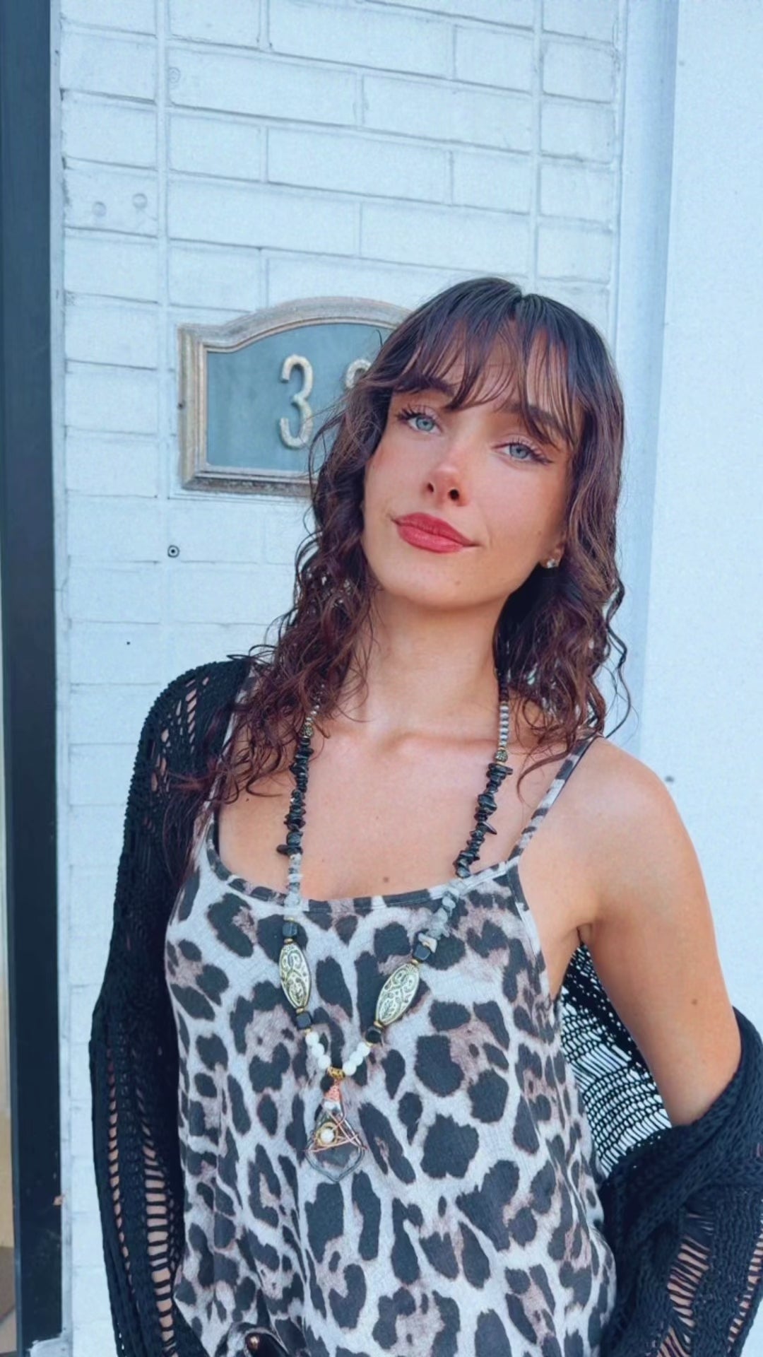 Whisper Leopard Tank Top