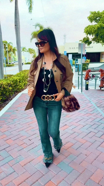 Edge Revival Distressed Hem Jeans