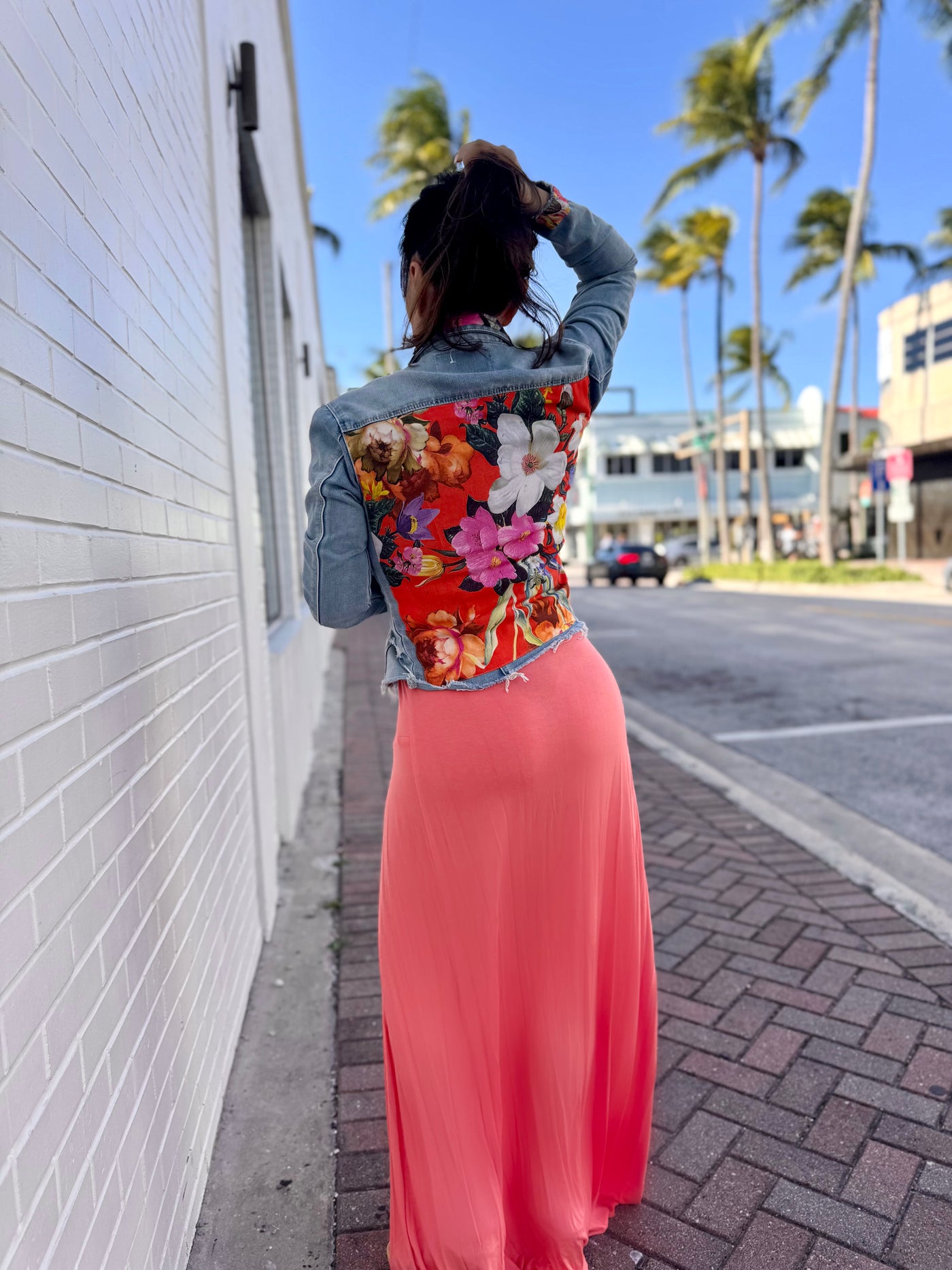 Roma In Spring Denim Jacket