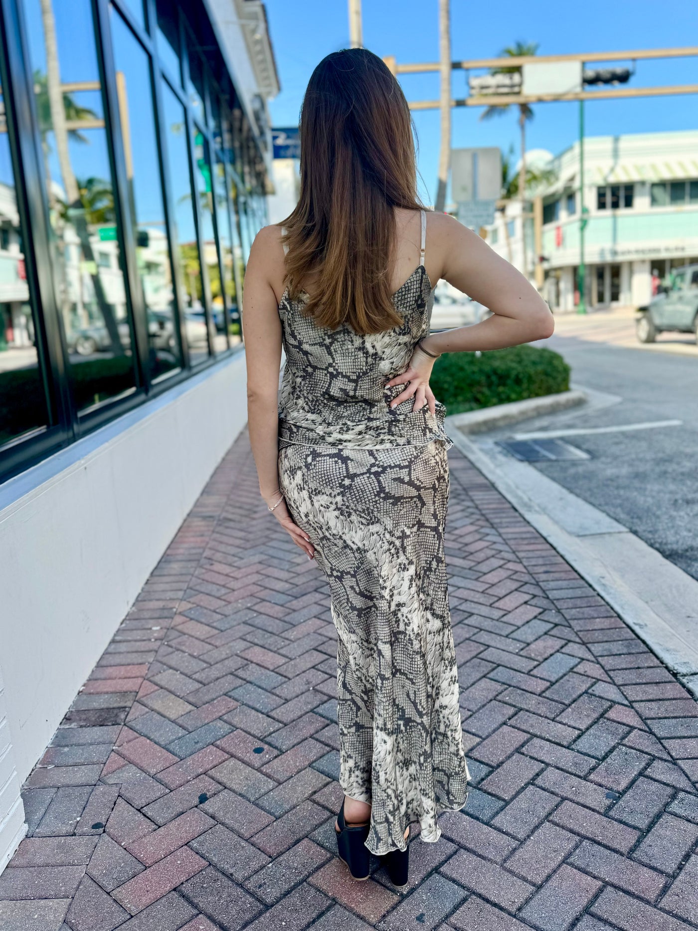 Sands of Serpent Cami and Skirt Set