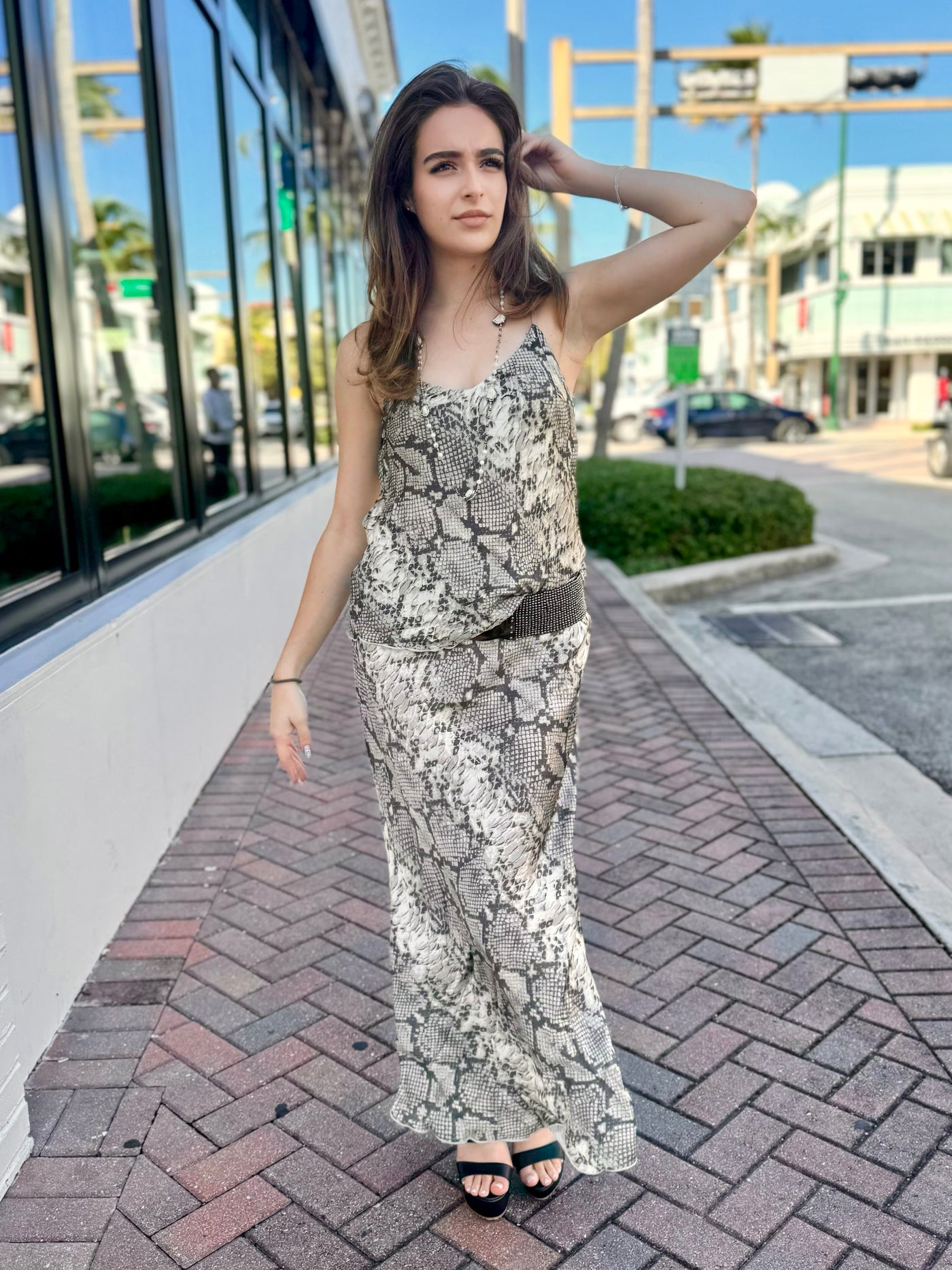 Sands of Serpent Cami and Skirt Set