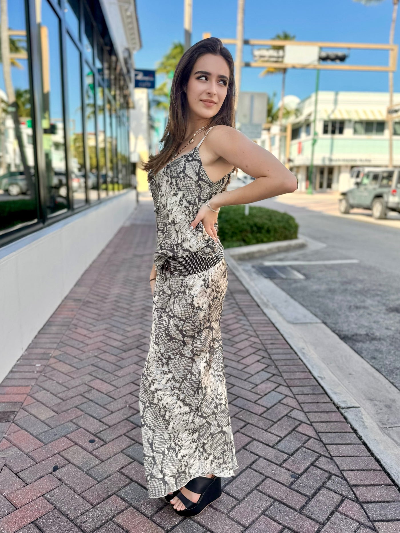 Sands of Serpent Cami and Skirt Set