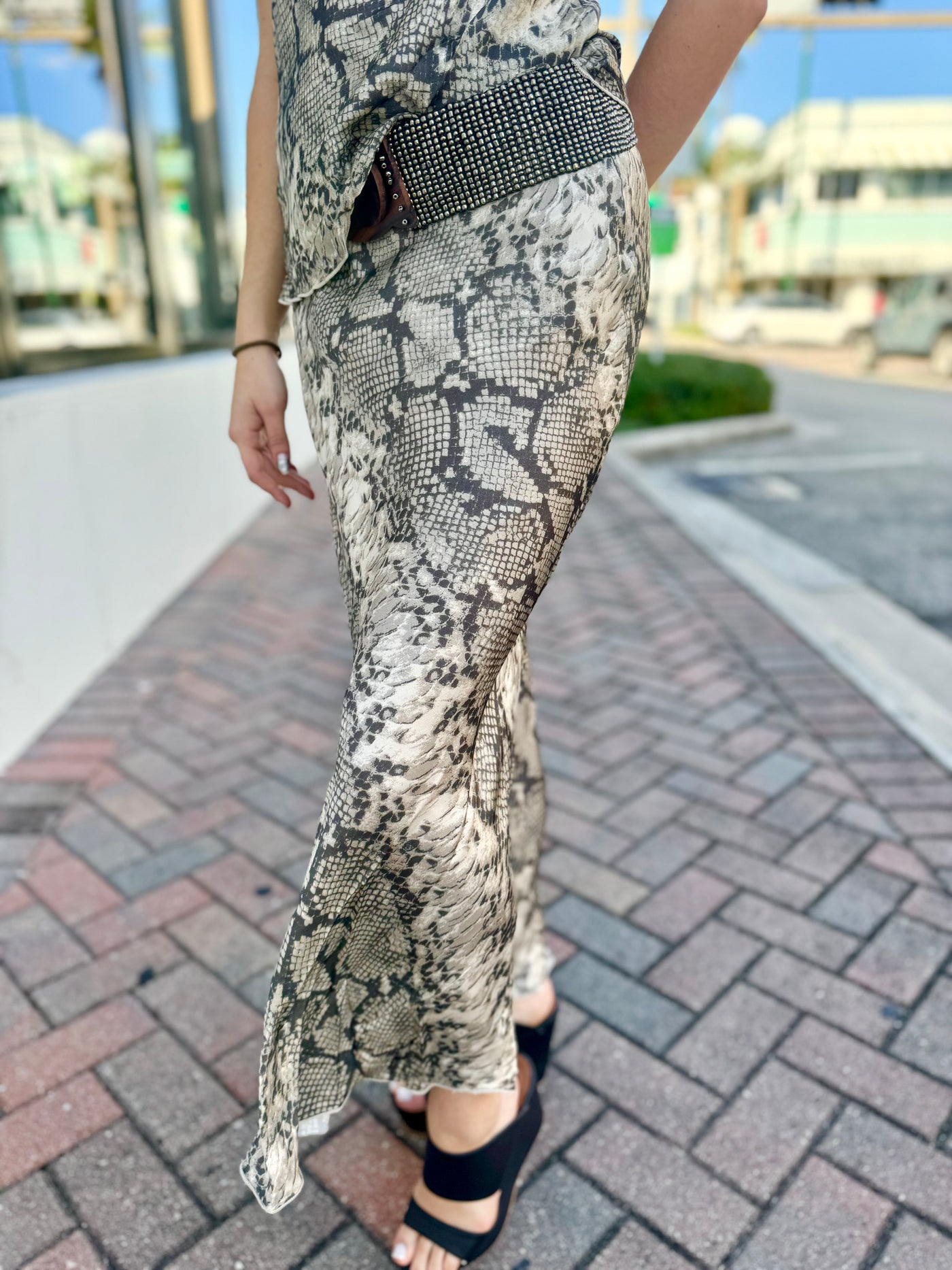 Sands of Serpent Cami and Skirt Set