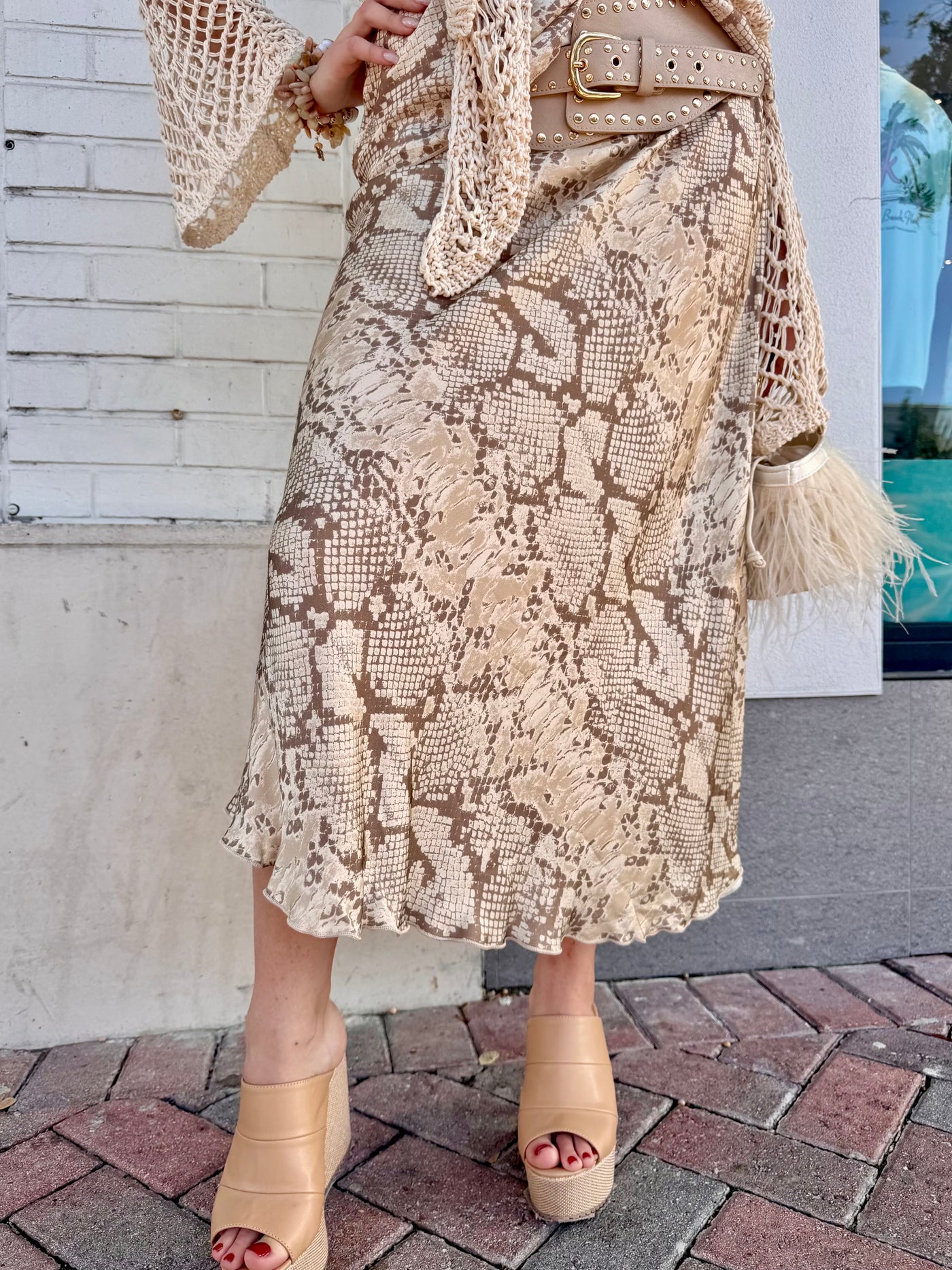 Sands of Serpent Cami and Skirt Set