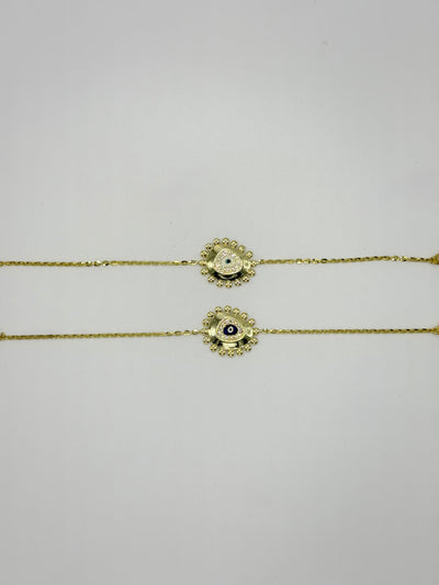 Solaris Evil Eye Charm Bracelet