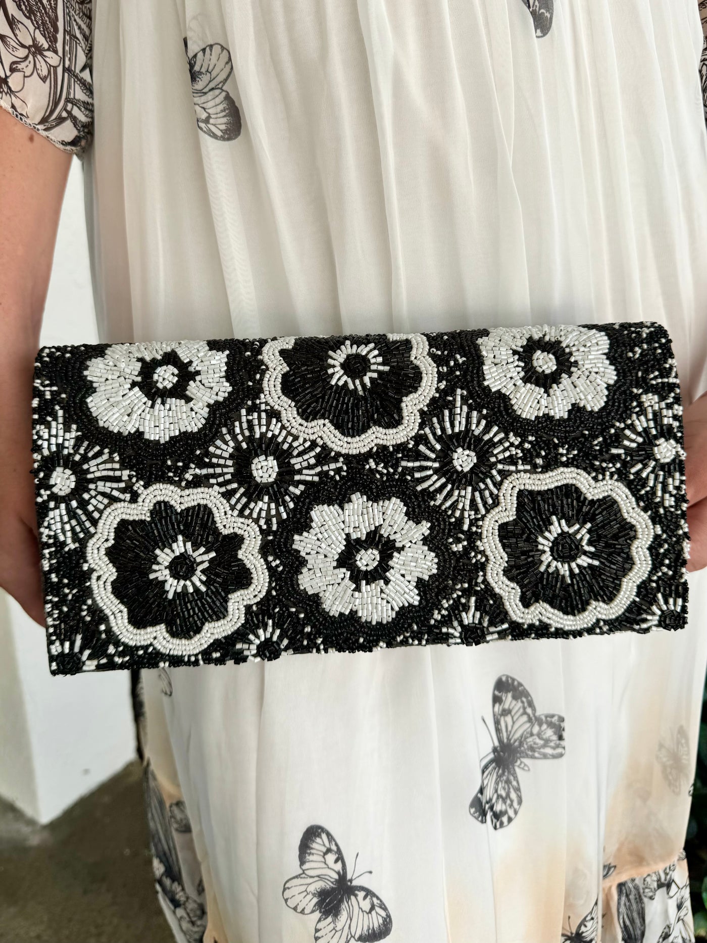 Spring Breeze Beaded Clutch