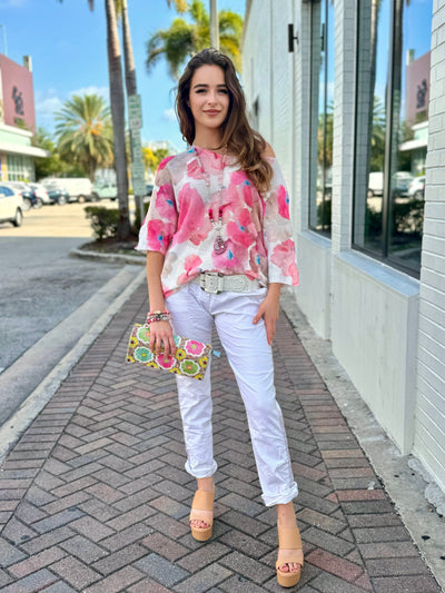 Spring Breeze Beaded Clutch