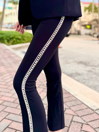 Starlight Edge Embellished Flare Pant