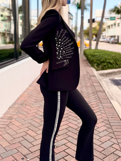 Starlit Glam Embellished Blazer