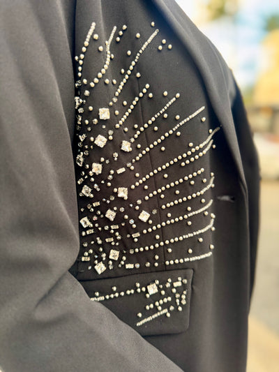 Starlit Glam Embellished Blazer