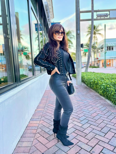 Starstruck Studded Denim Jacket