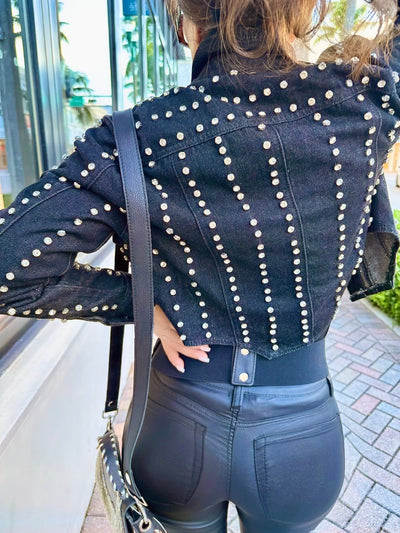 Starstruck Studded Denim Jacket