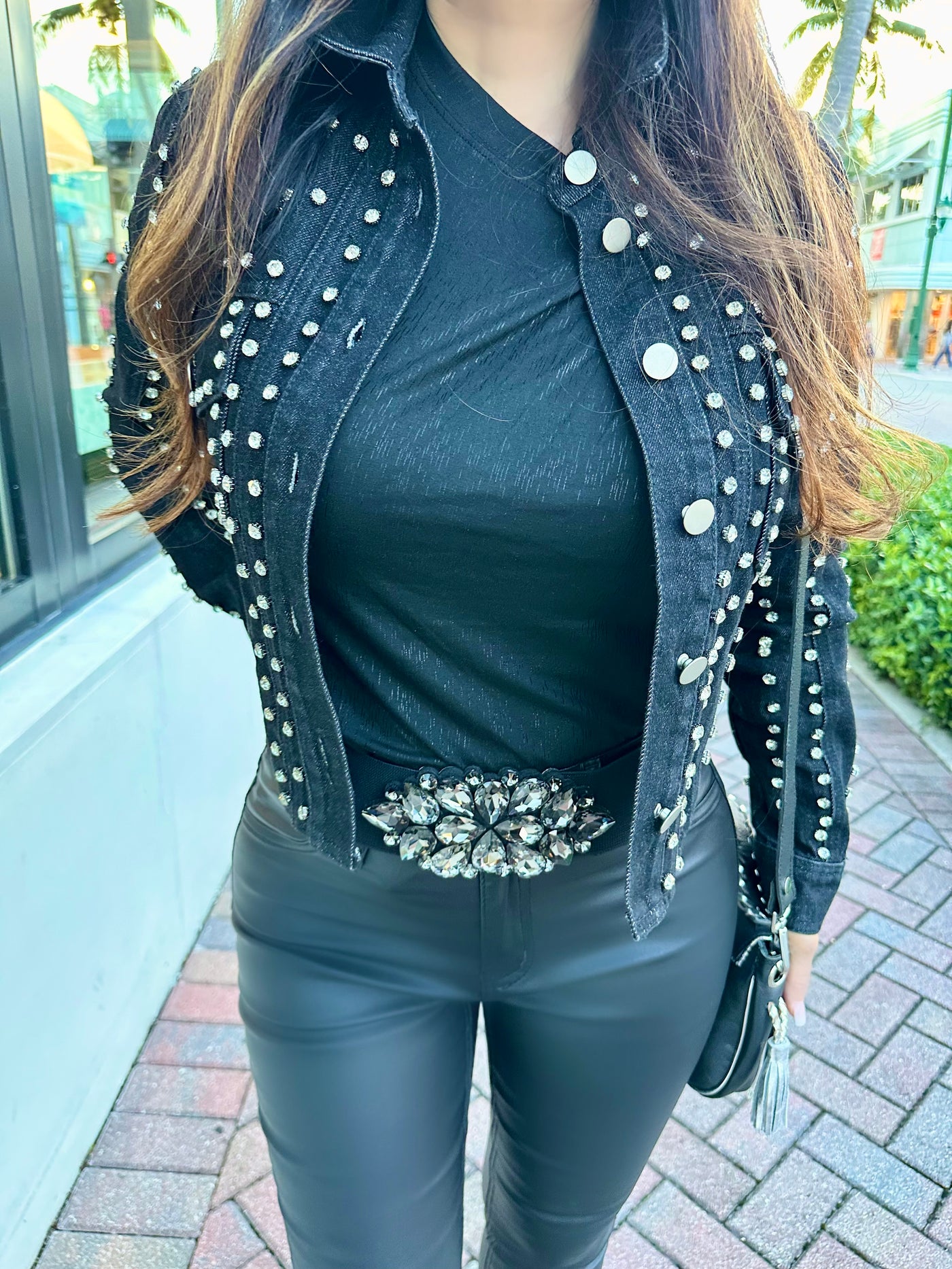 Starstruck Studded Denim Jacket