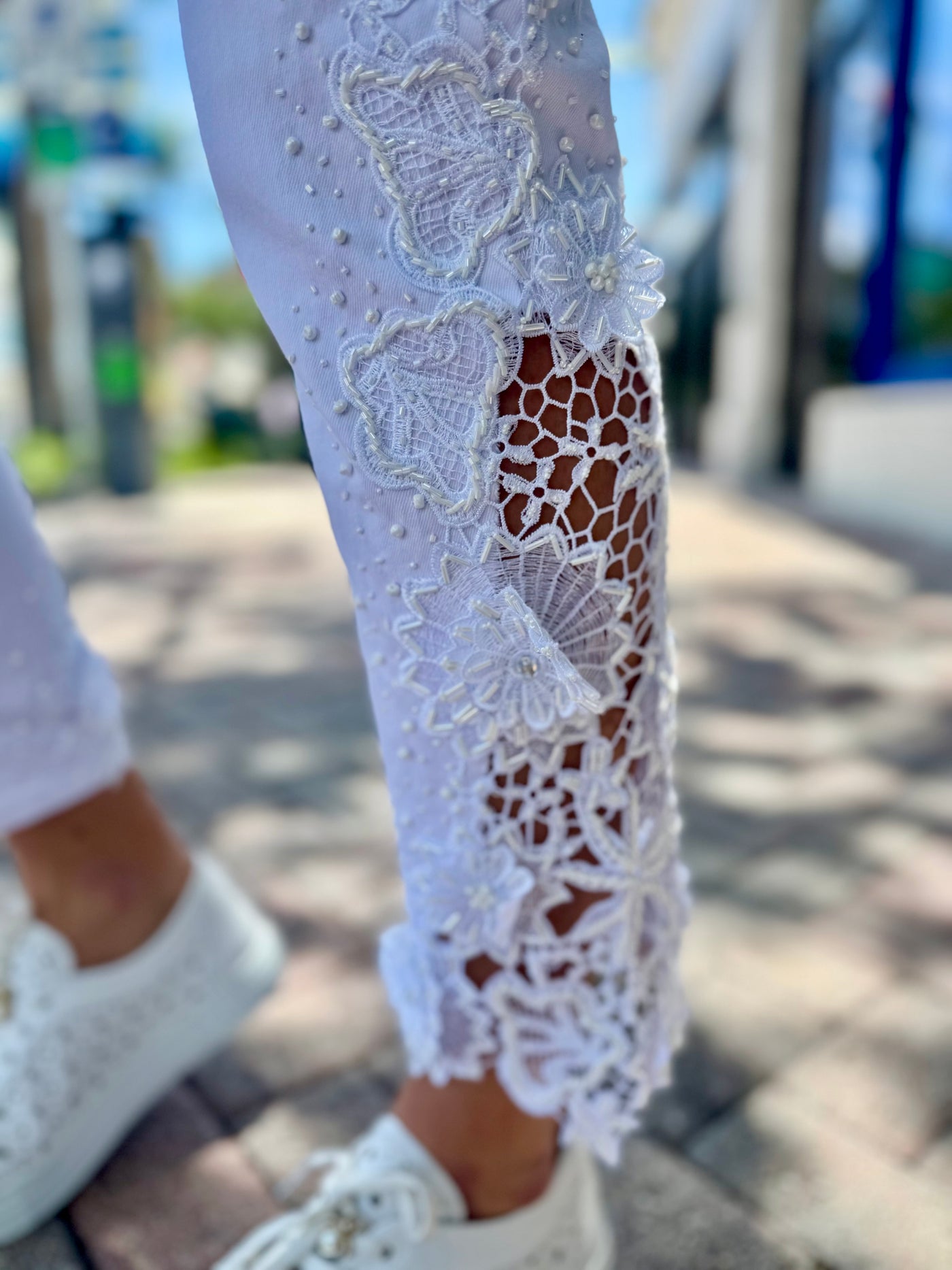 Summer Sunshine Embroidered Jeans