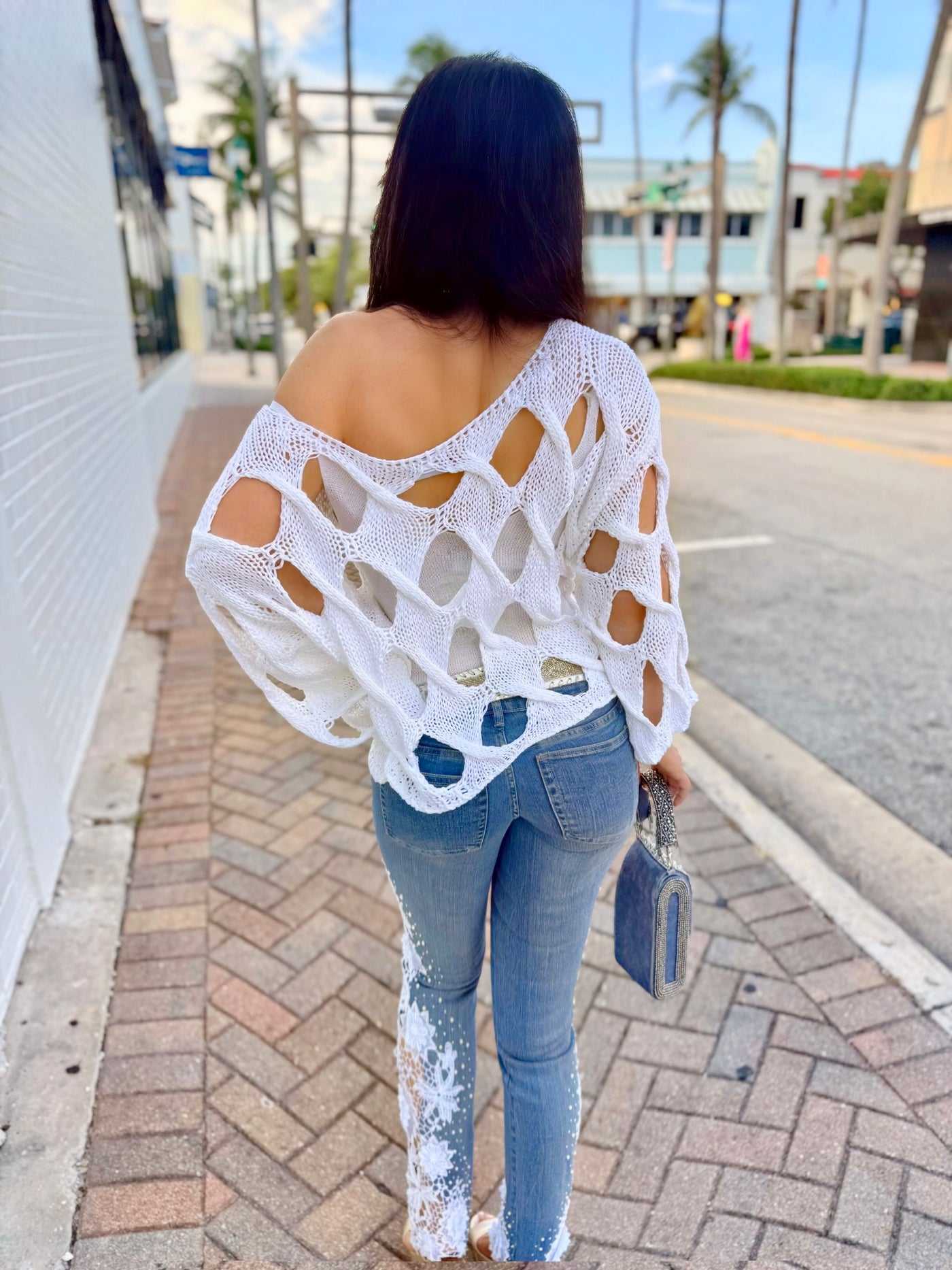 Summer Sunshine Embroidered Jeans