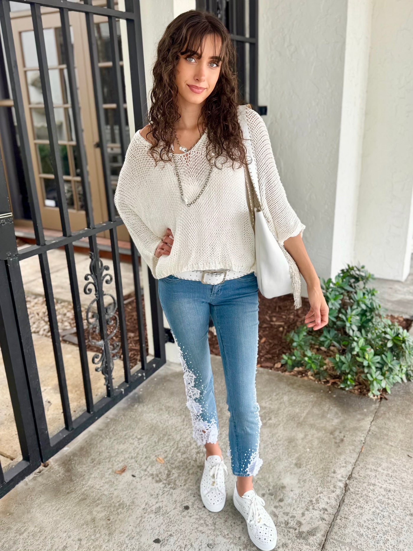 Summer Sunshine Embroidered Jeans