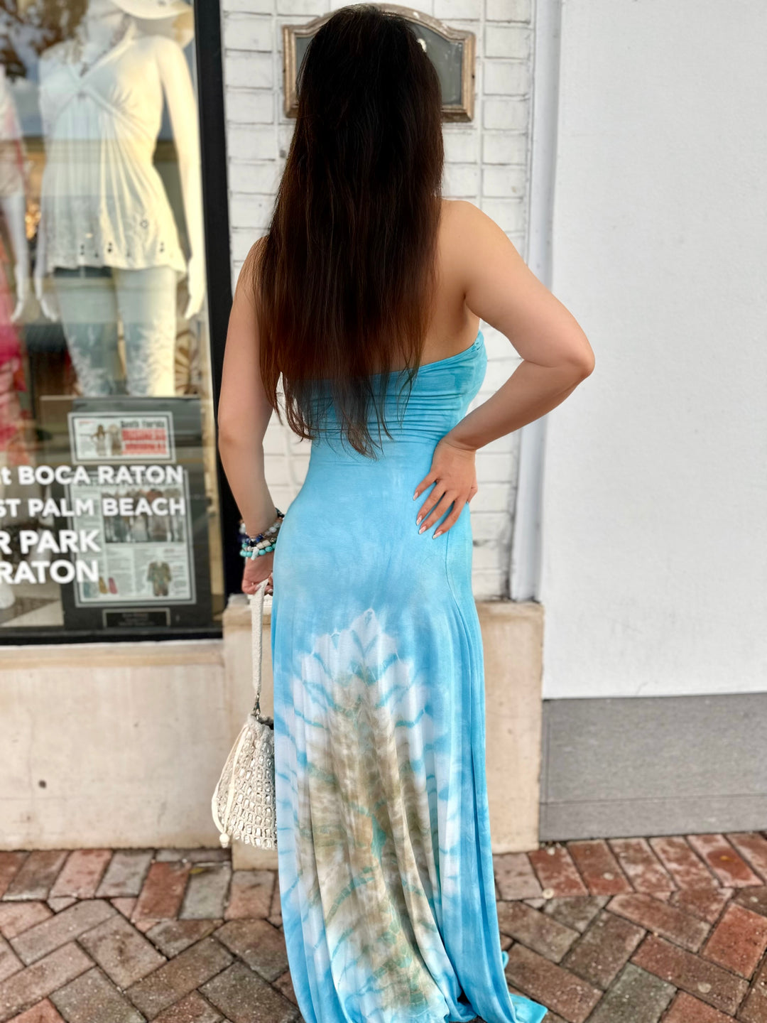 white christmas dresses Monte Carlo Tie Dress