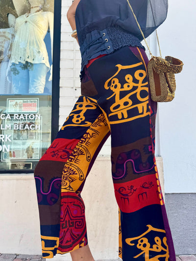 Tribal Rhythm Wide Leg Pants