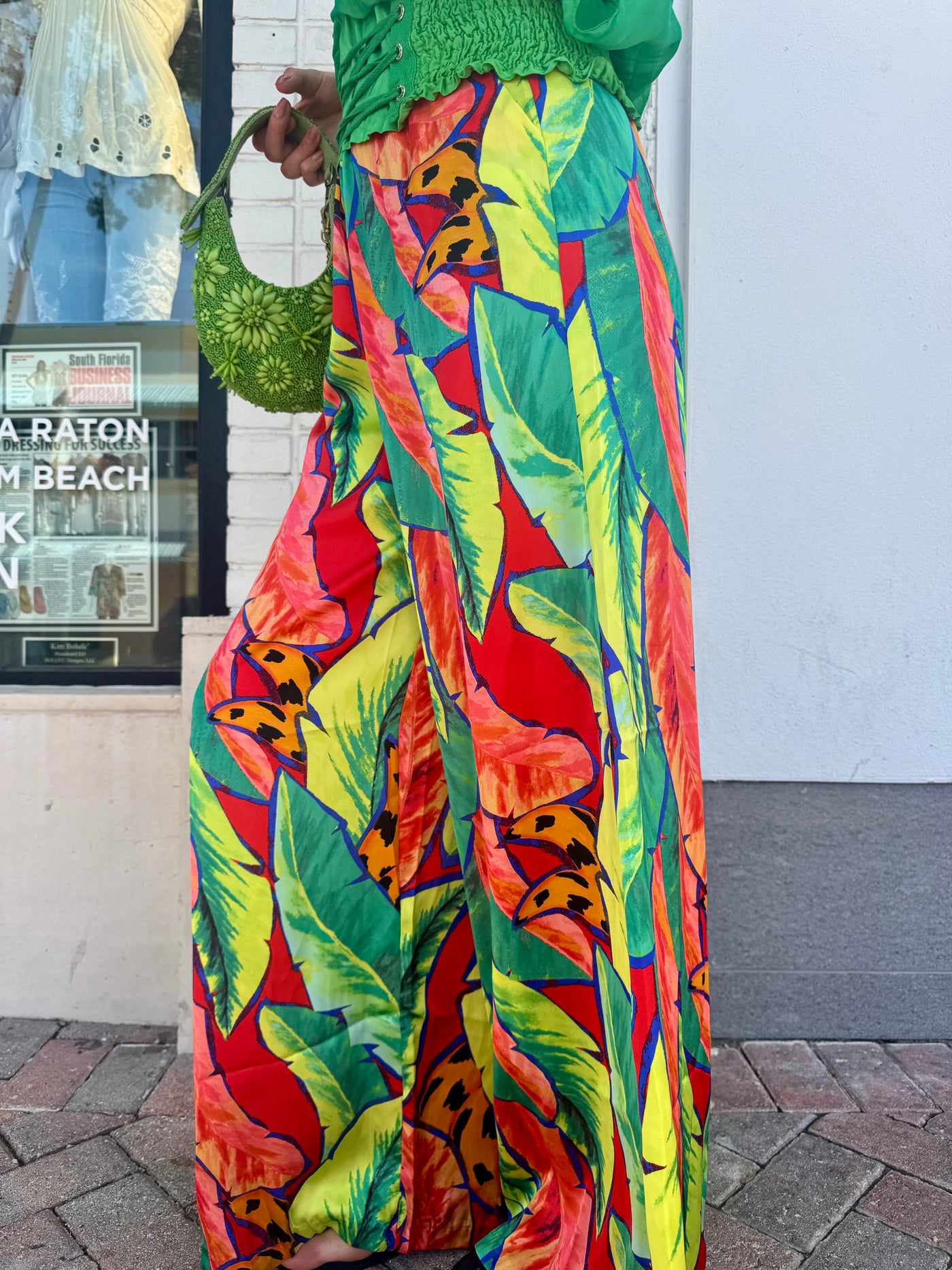 Tropic Heat Wide Leg Pants