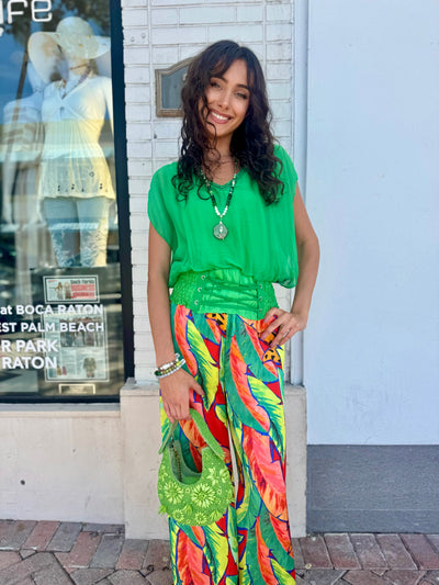 Tropic Heat Wide Leg Pants