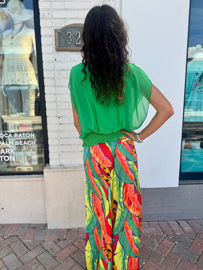 Tropic Heat Wide Leg Pants