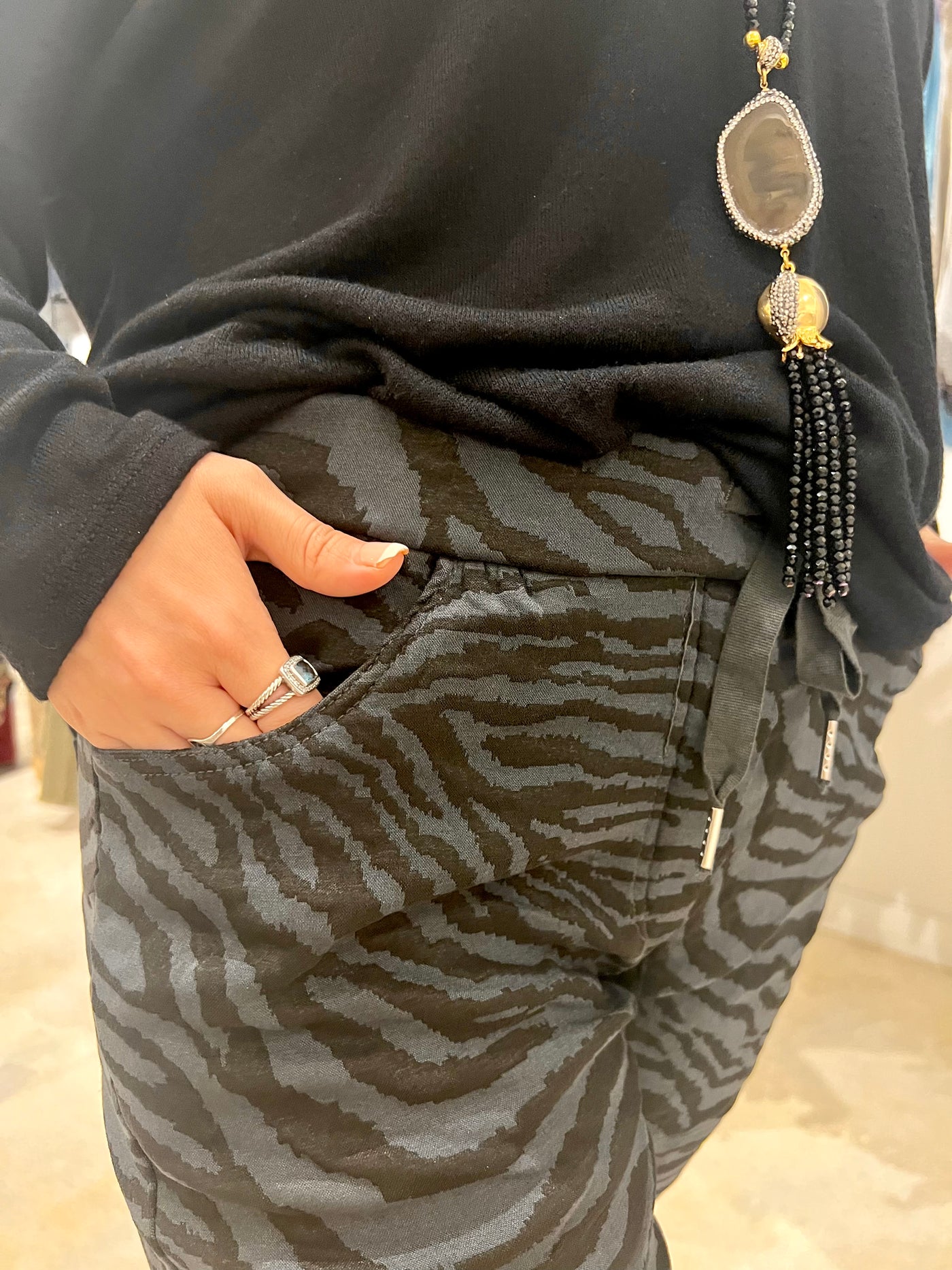 Zebra Jogger Pants